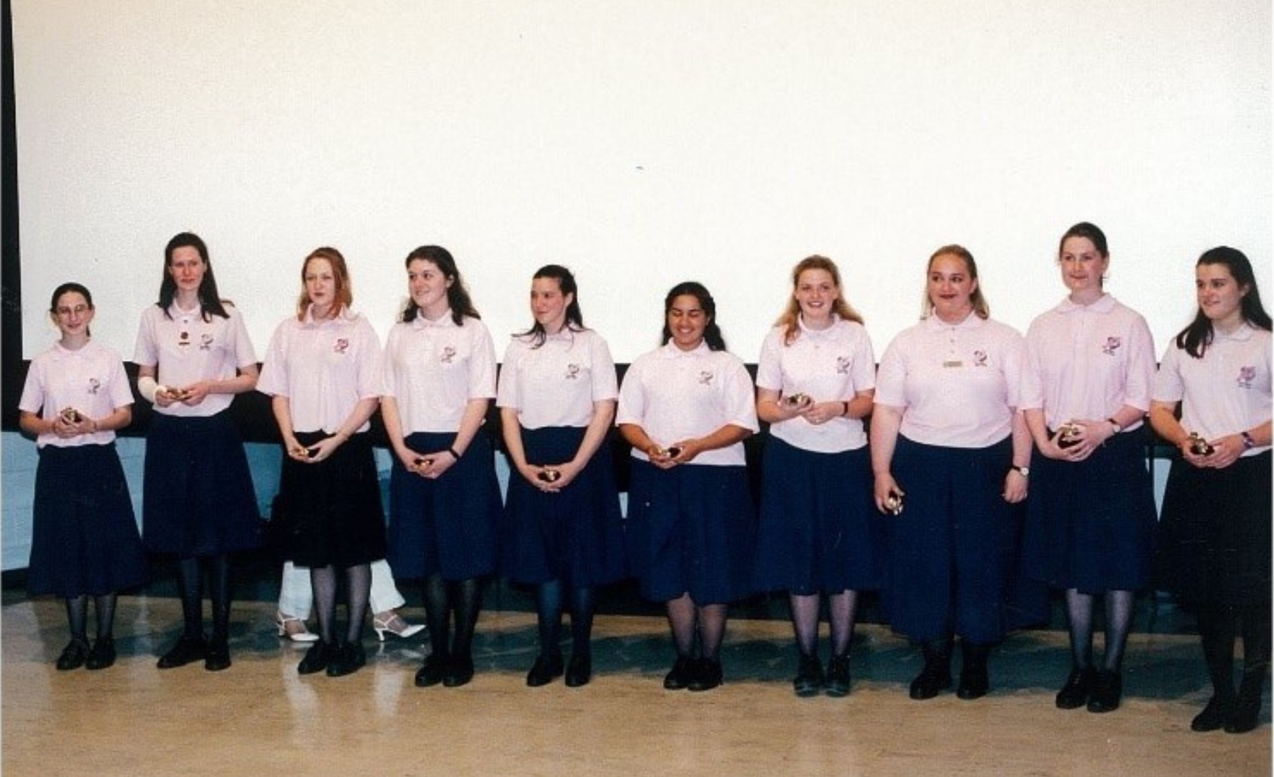 Helena Dix and Elena Xanthoudakis as choristers in the AGC