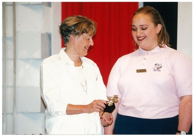 Helena Dix in the Australian Girls Choir