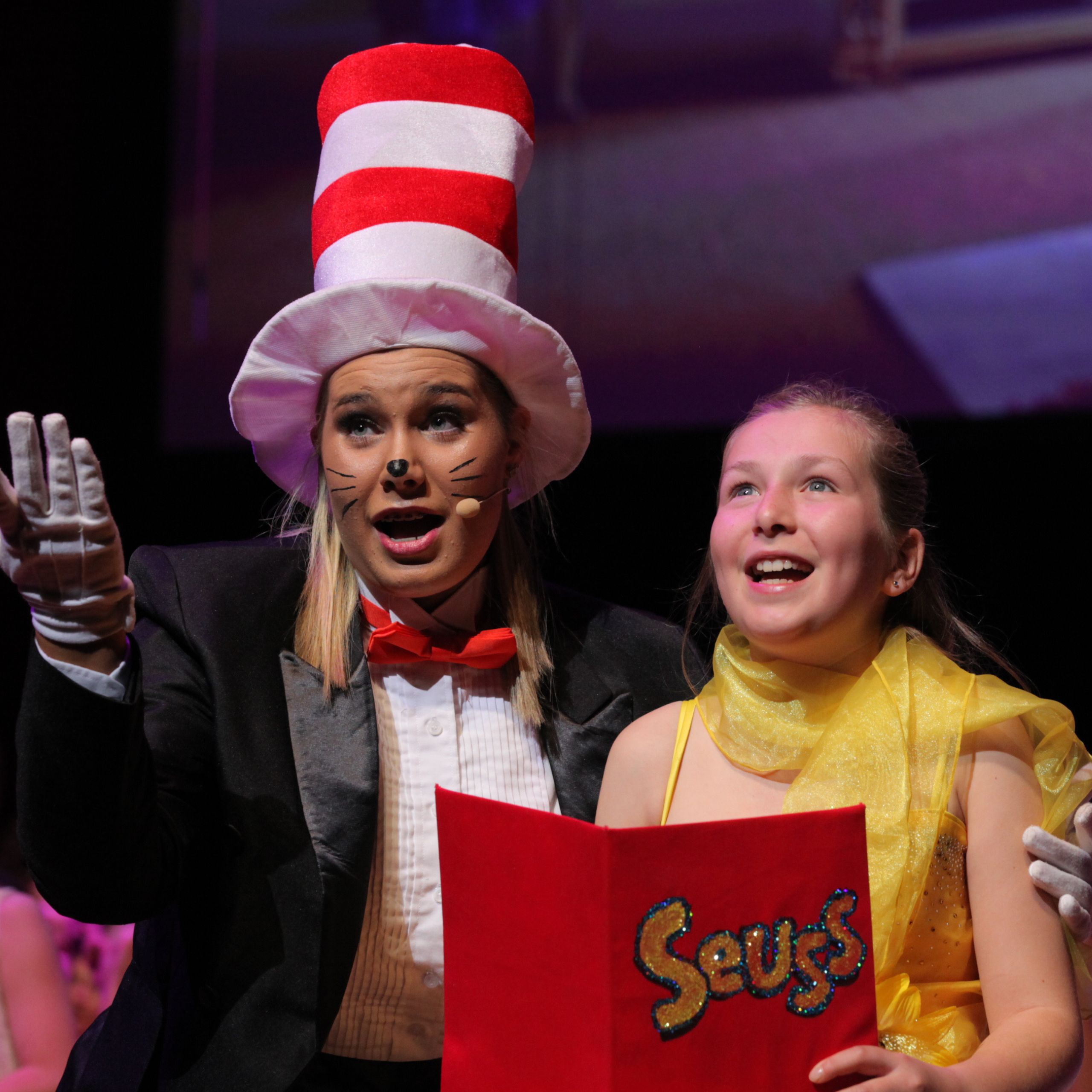 Children participating in Seussical Kids Musical Production